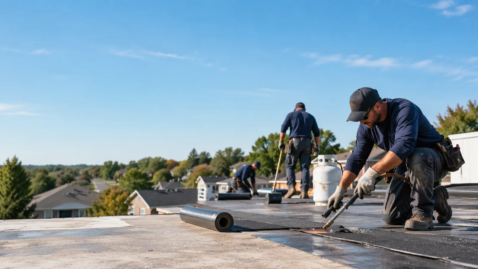 Flat Roof Leak Repair providers in Eldred, IL